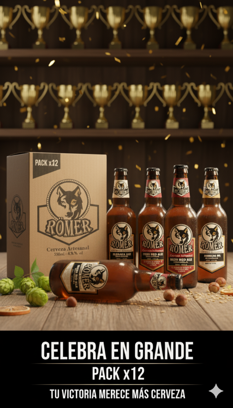 12 pack Römer (Botella) - Media Manada