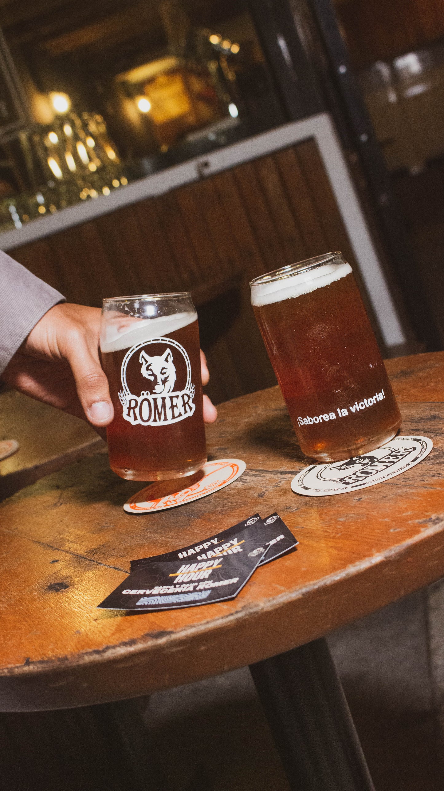 Vasos para saborear la victoria!